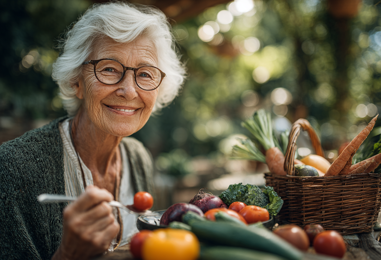 Pereche de seniori preparând o masă sănătoasă împreună